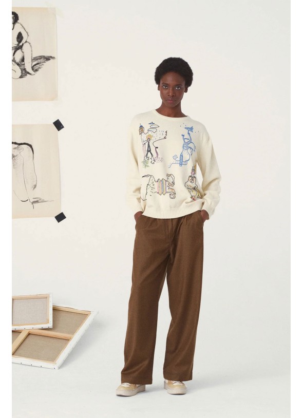 JERSEY OVERSIZE BORDADO JOLLY