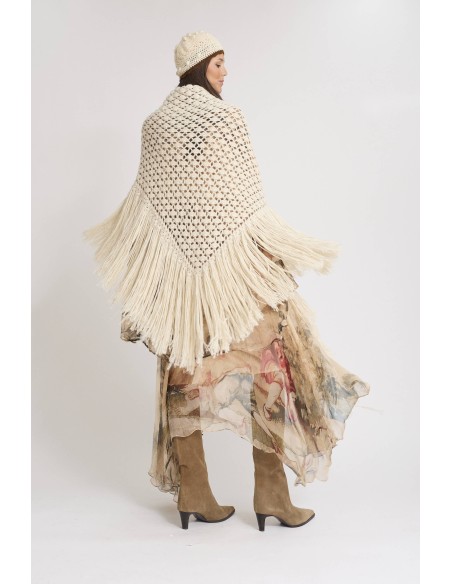 CHAL DE ALPACA CONCHAS