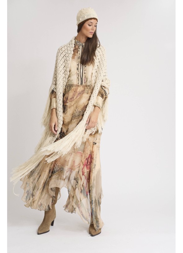 CHAL DE ALPACA CONCHAS