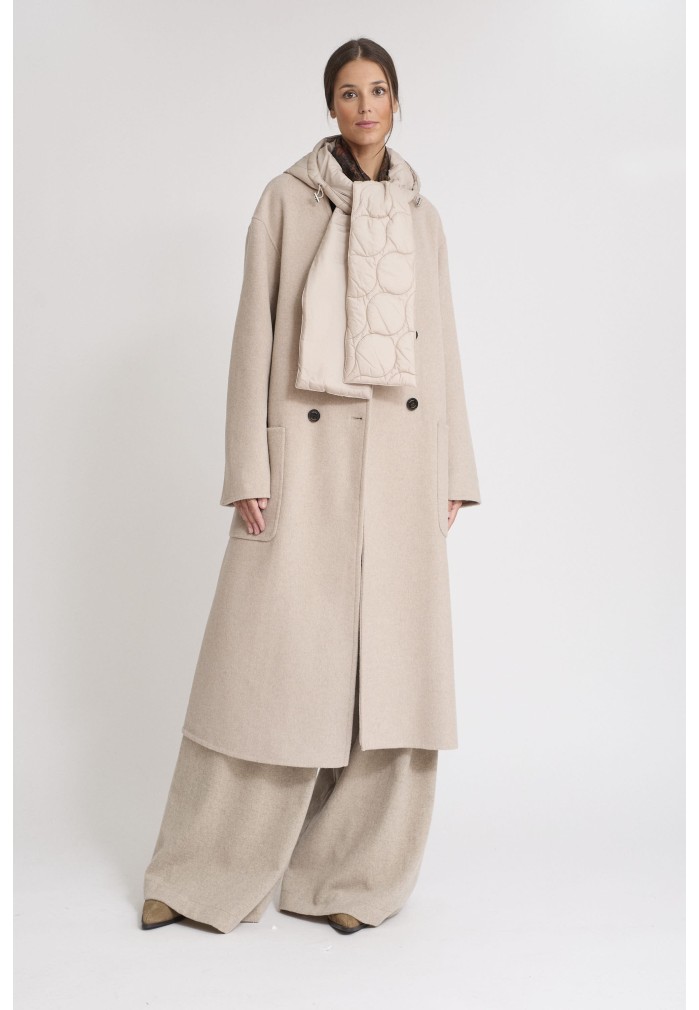 ABRIGO CUELLO BUFANDA