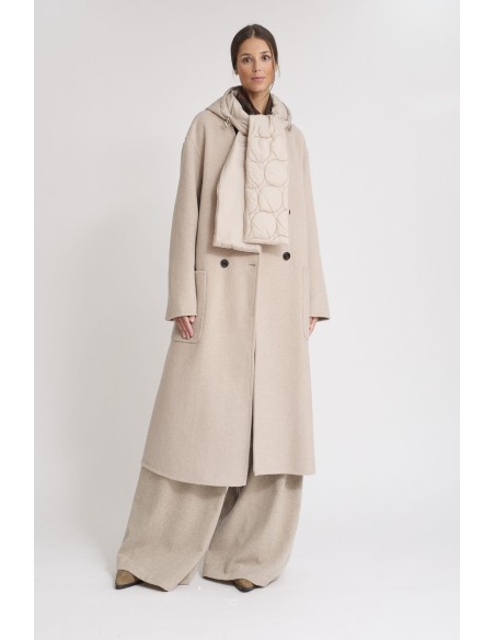 ABRIGO CUELLO BUFANDA