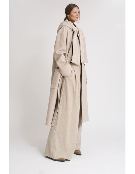 ABRIGO CUELLO BUFANDA