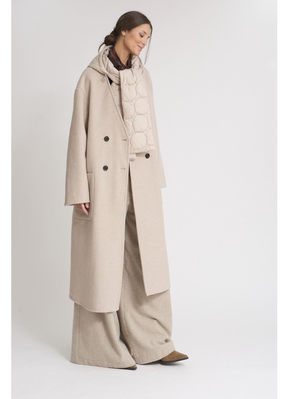 ABRIGO CUELLO BUFANDA