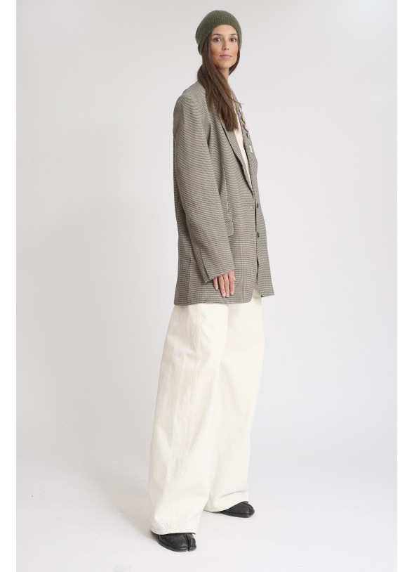 CHAQUETA CRESCENDO NEGRO/CRUDO