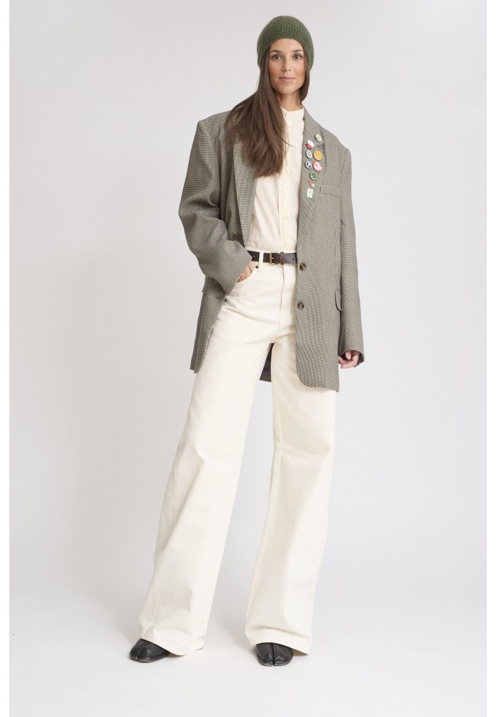 CHAQUETA CRESCENDO NEGRO/CRUDO