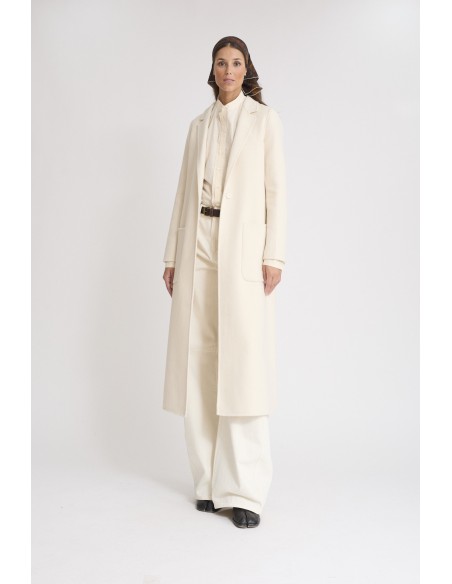 ABRIGO CLASICO CREMA