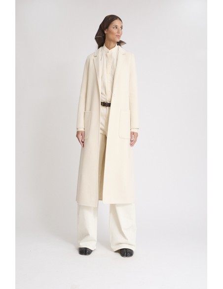 ABRIGO CLASICO CREMA