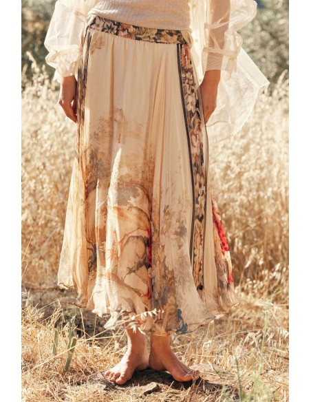 FALDA ESTAMPADA VISCOSA