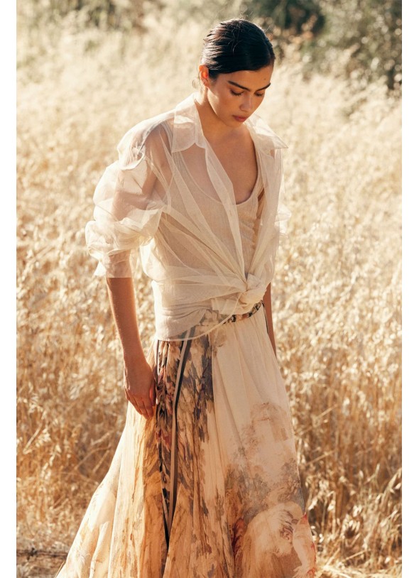 FALDA ESTAMPADA VISCOSA