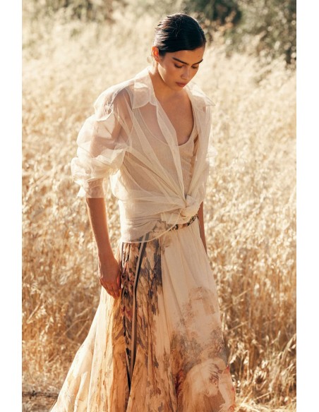 FALDA ESTAMPADA VISCOSA