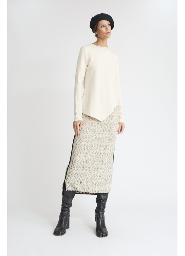 CAMISETA  CREMA LUNE