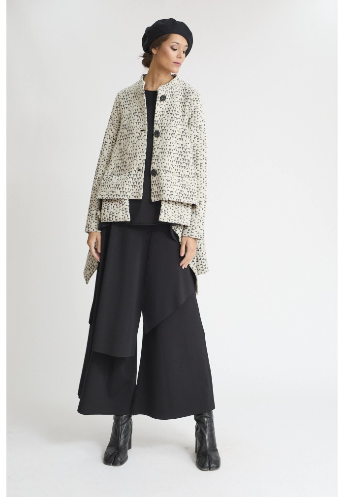 CHAQUETA ASIMETRICA NEGRA ARTISTI 2