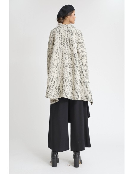 CHAQUETA ASIMETRICA NEGRA ARTISTI