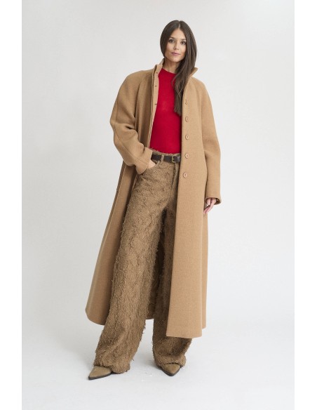 ABRIGO LANA CAMEL