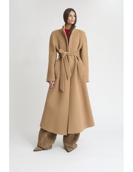 ABRIGO LANA CAMEL