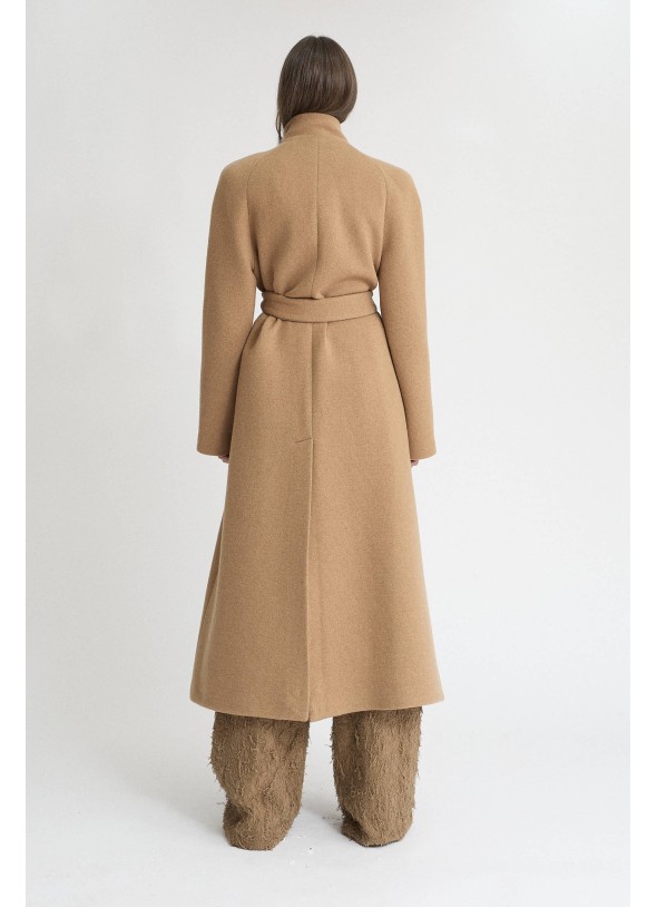 ABRIGO LANA CAMEL