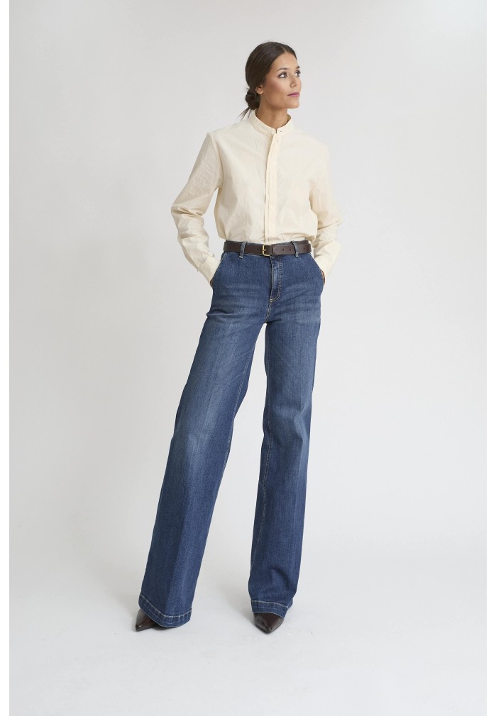 PANTALON VAQUERO ELENA OSCURO 2