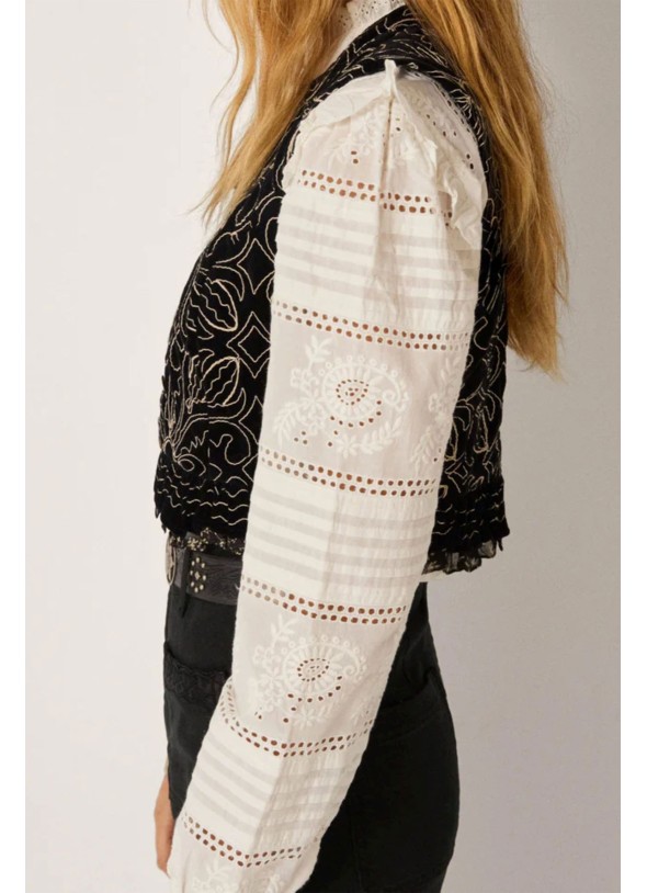 CHALECO MARCELINE NEGRO