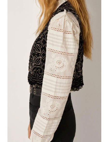 CHALECO MARCELINE NEGRO