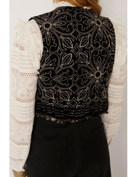 CHALECO MARCELINE NEGRO