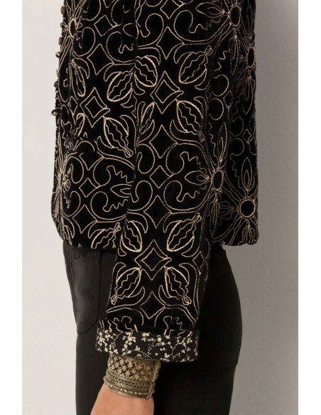 CHAQUETA ODETTE NEGRA