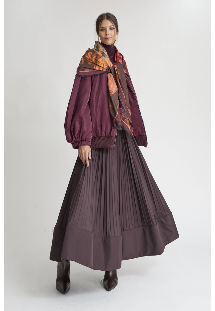 BUFANDA LARGA DAISY VERDE OLIVA 2