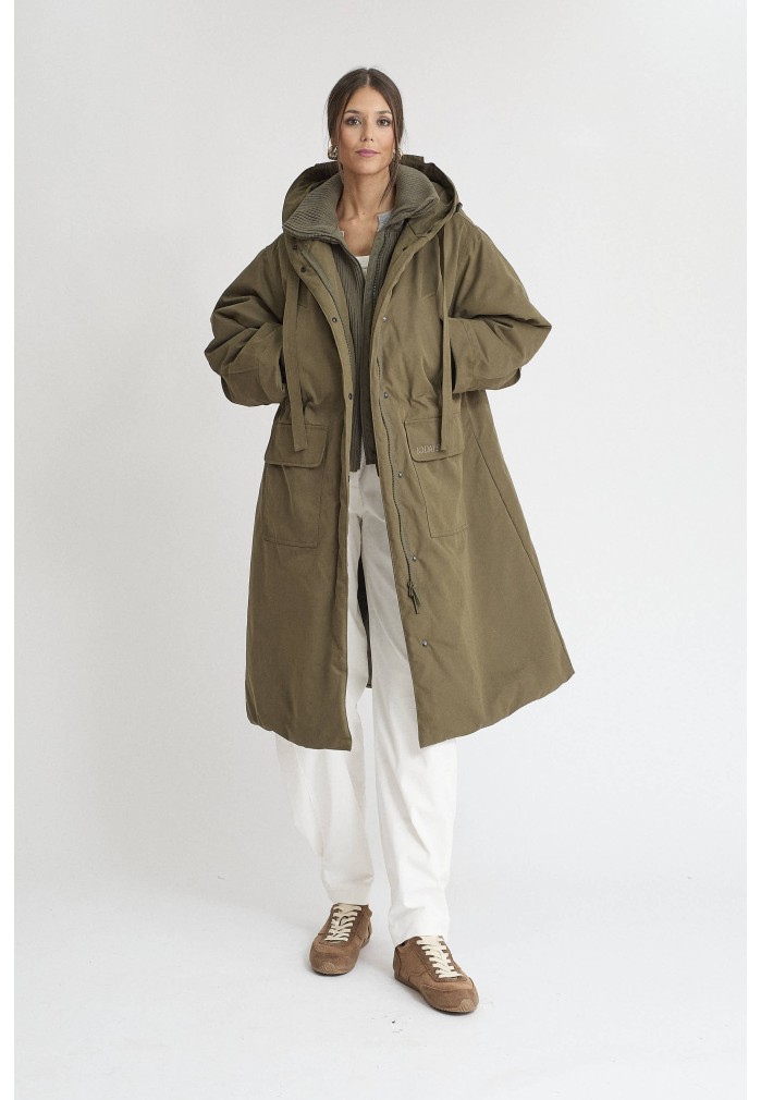 PARKA VERDE OLIVA