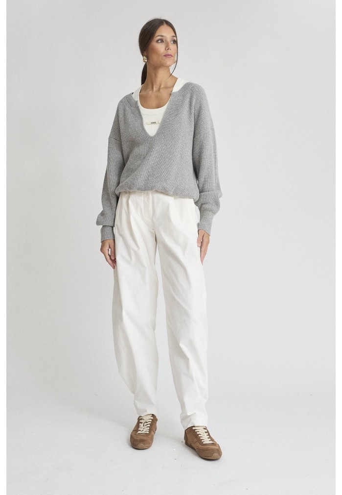 JERSEY PICO CASHMERE GRIS