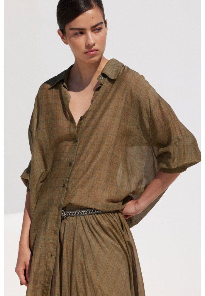 CAMISA BRUNELLO KAKI 2