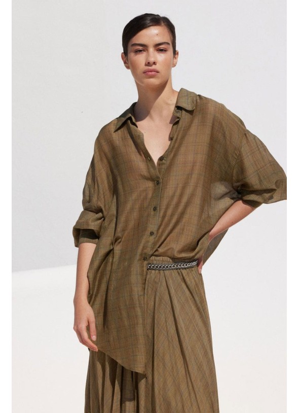 CAMISA BRUNELLO KAKI