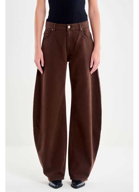 PANTALON BALLON MARRON