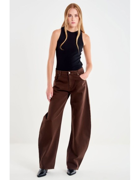 PANTALON BALLON MARRON