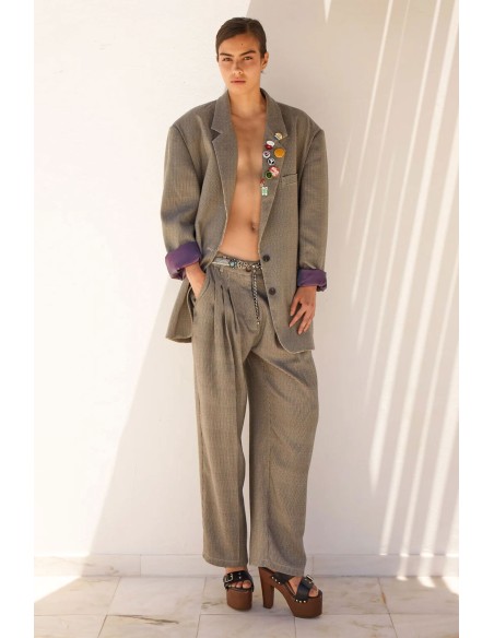 PANTALON CLASS NEGRO/CRUDO