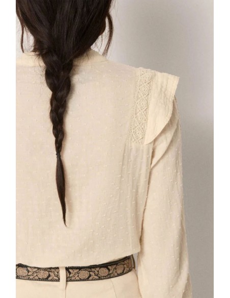 CAMISA ROMANTICA BLANCA