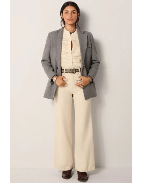 CAMISA ROMANTICA BLANCA