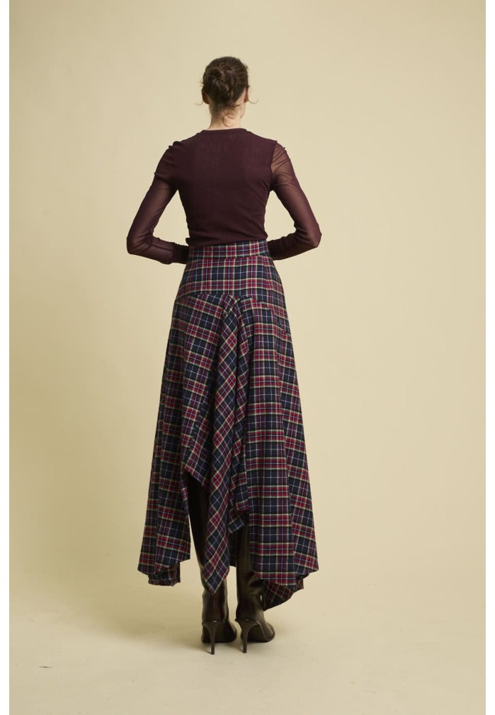 FALDA AIUR CUADROS MARINOS 2