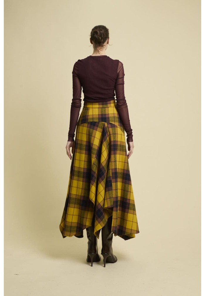 FALDA AIUR CUADROS AMARILLOS 2